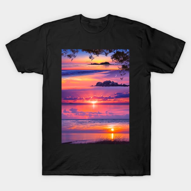 A sky full of sunsets T-Shirt by karadoc